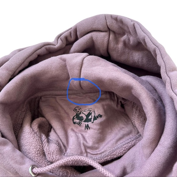 DANCER Pink 100% Organic Cotton Hoodie Size M - Picture 14 of 14